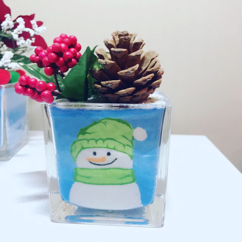 Glass Sand Painting Art