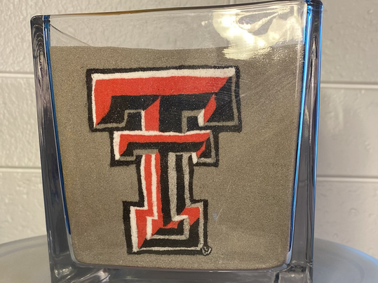 Glass Sand Painting Art