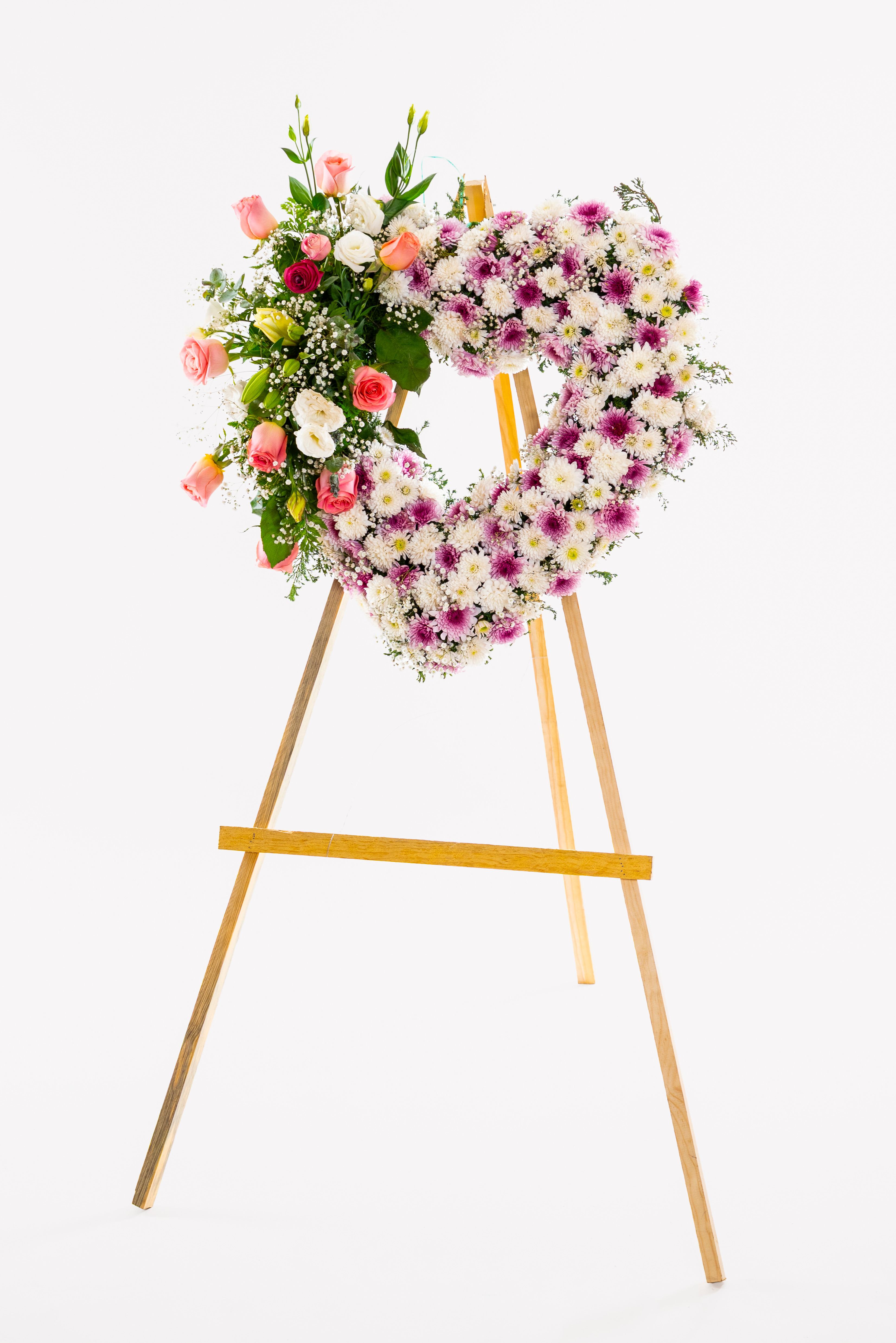 CORAZÓN ROSA (simboliza la vida eterna)