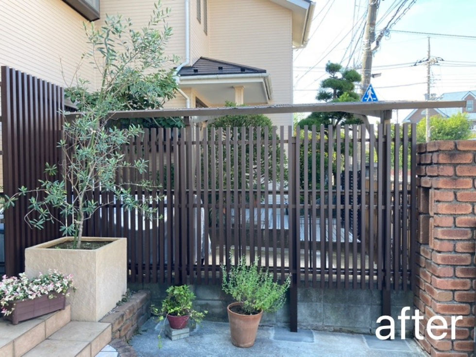 正面から見た時 after