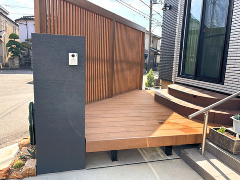 変形敷地にローデッキ?小さなお子さまが安心して遊べる空間が出現!(船橋市K様邸)