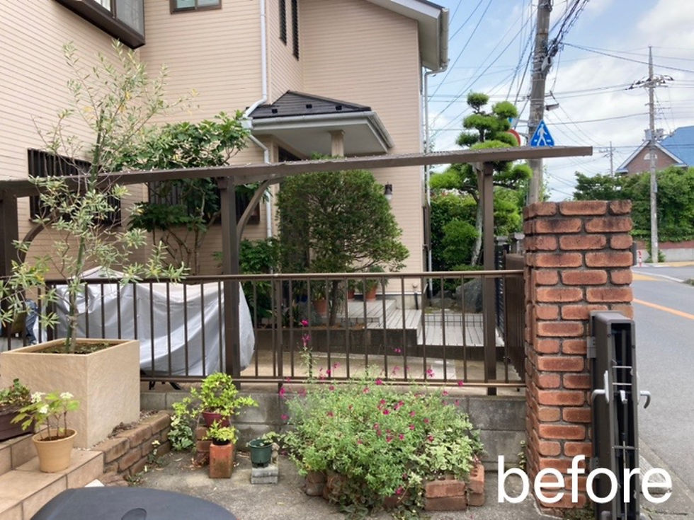 正面から見た時 before