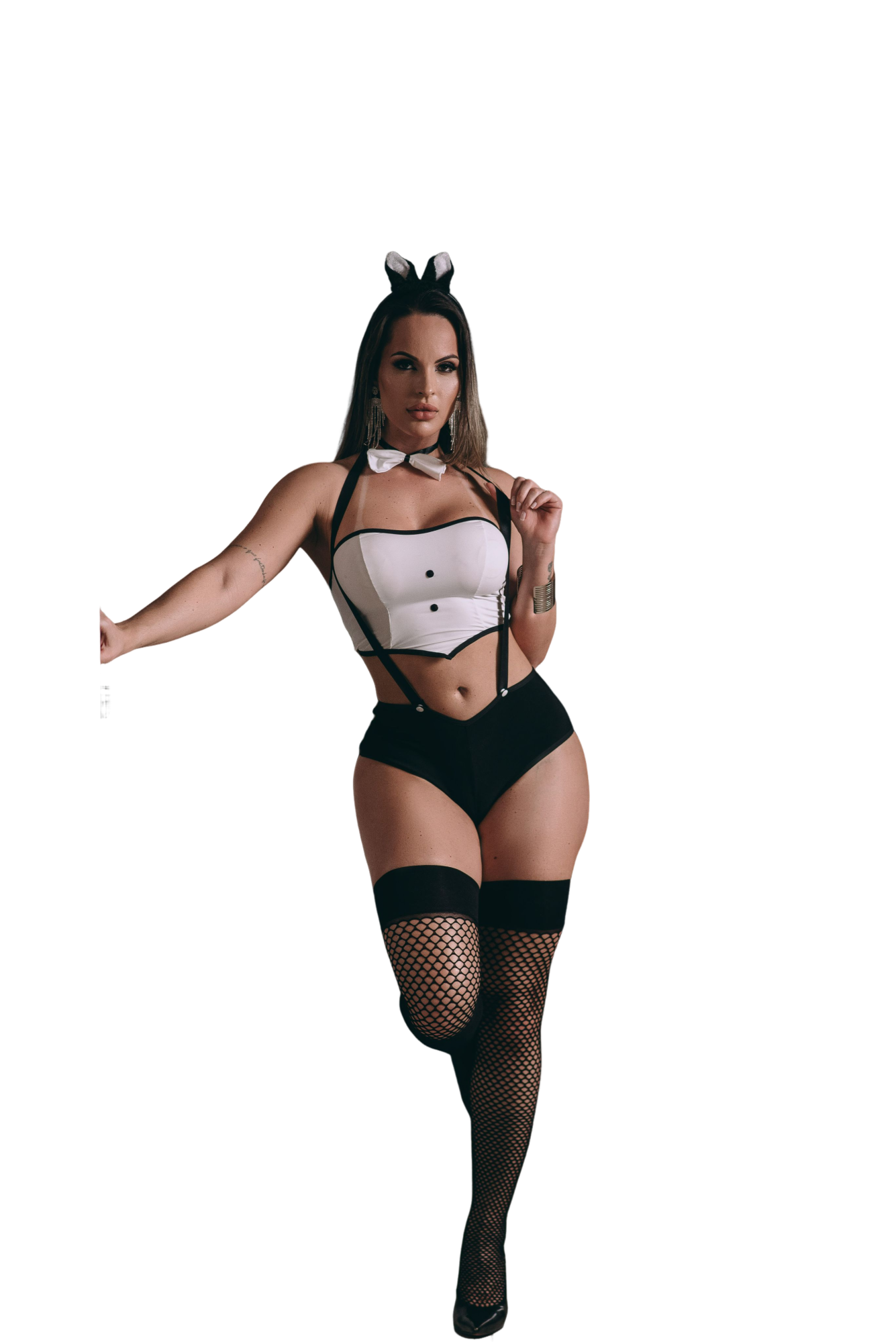 Fantasia Coelha Sexy Com Short Sensual