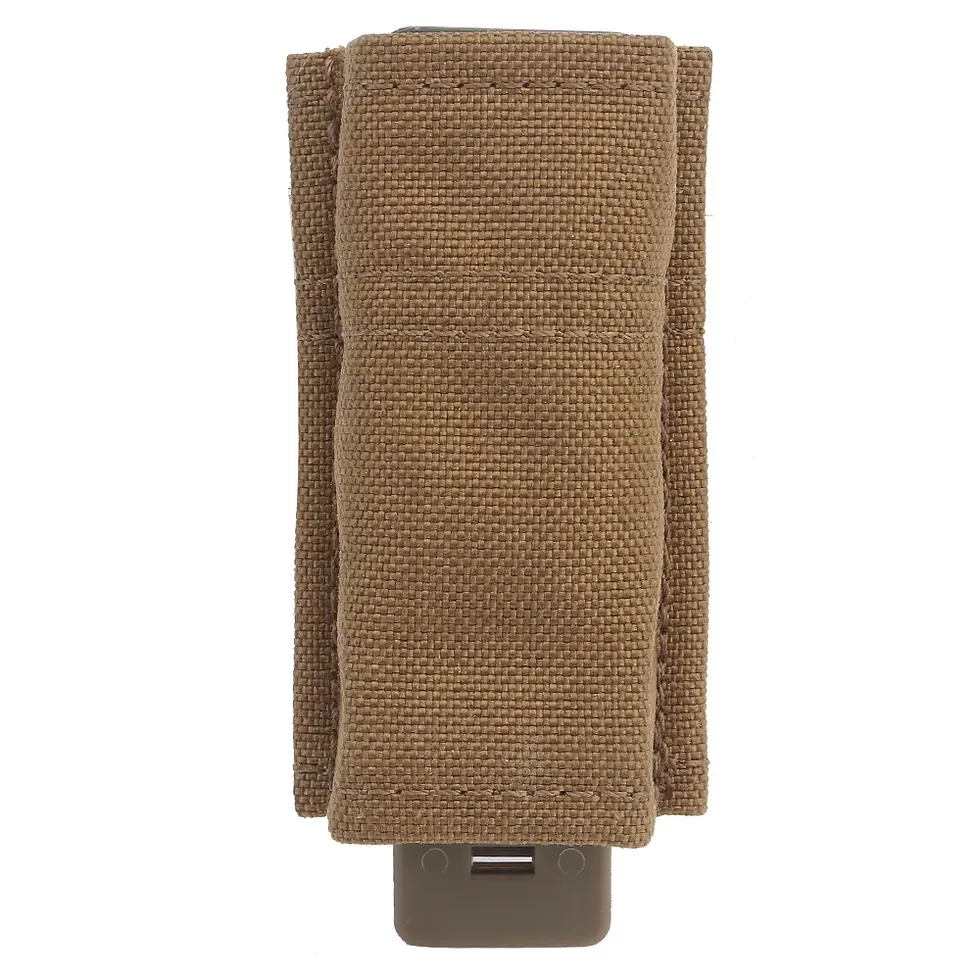 Thumbnail: Tactical Nylon Pistol Magazine Pouch Single or Double With Quick Release
