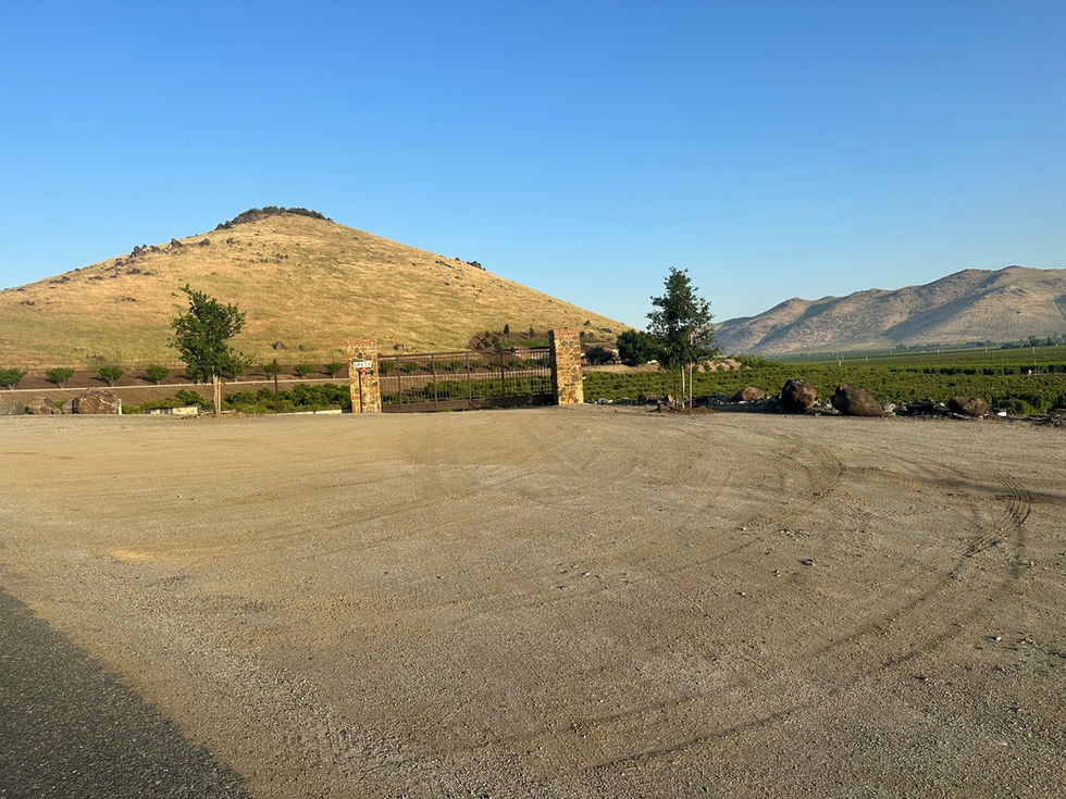 Driveway Gate to Ranch and Tracy's House