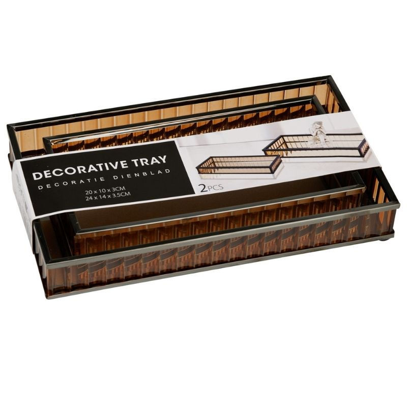 Paplātes stikla (2) kompl.