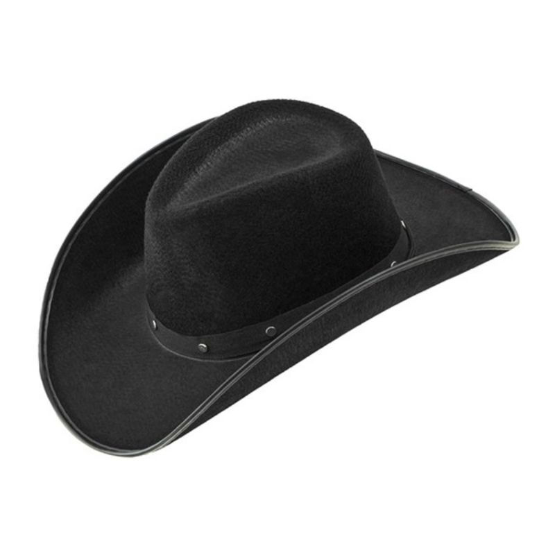 Cepure kovboja melna