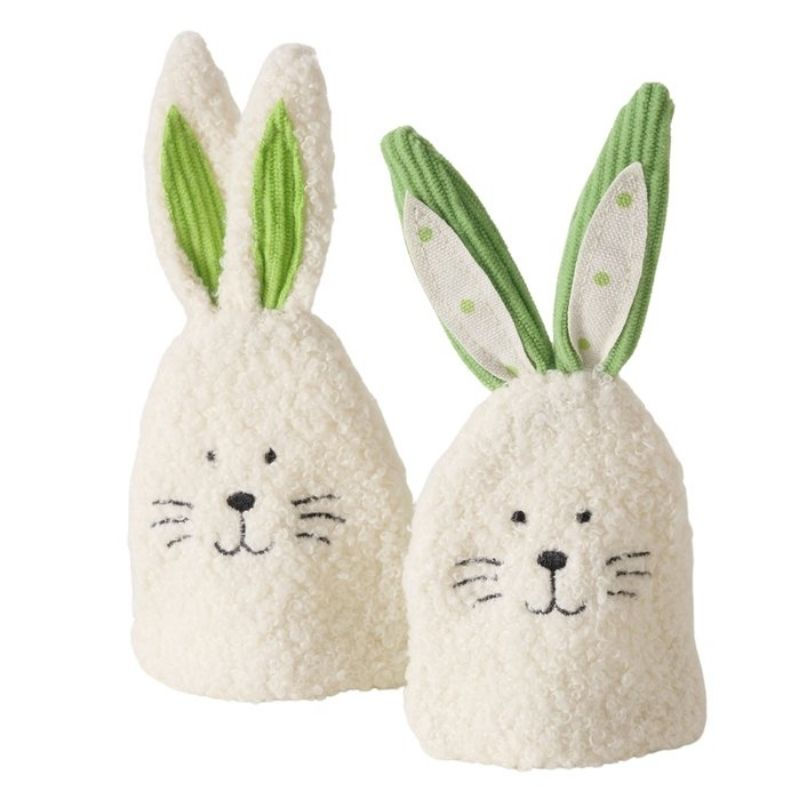 Olu sildītājs Zaķis balts/zaļš 1gab.