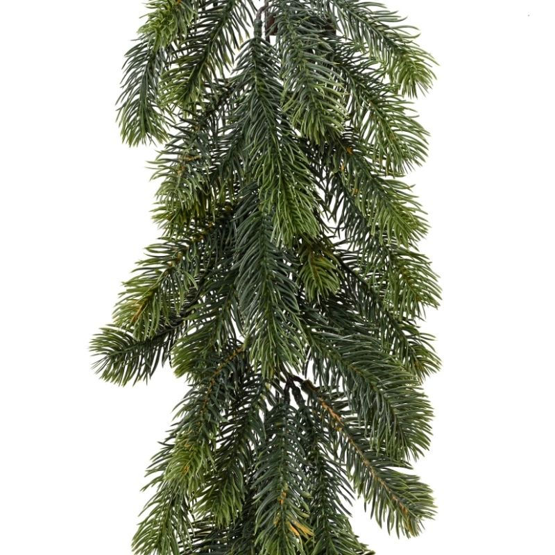 Vītne Zsv zaļa 270cm ar egļu zariem Ø30