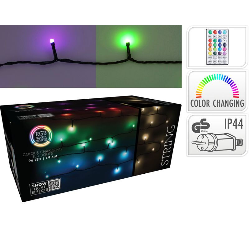 Elektr. spuldzītes LED (96) KG RGBW