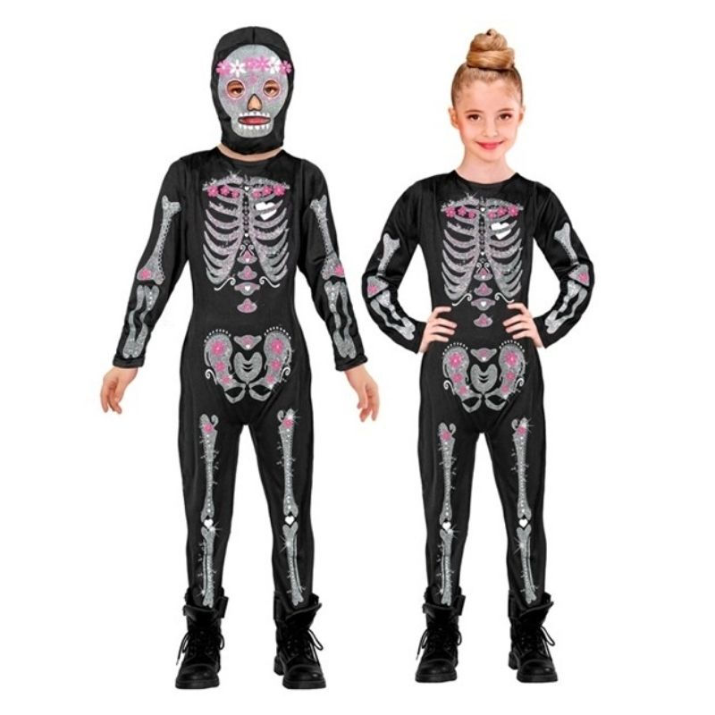 Sīktēls: Tērps SKELETON 128cm 5-7 gadi