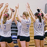 Volleyball Team Huddle