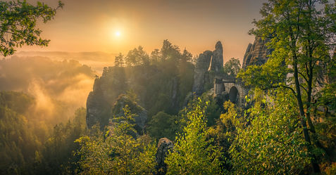 Neblige Aussicht III