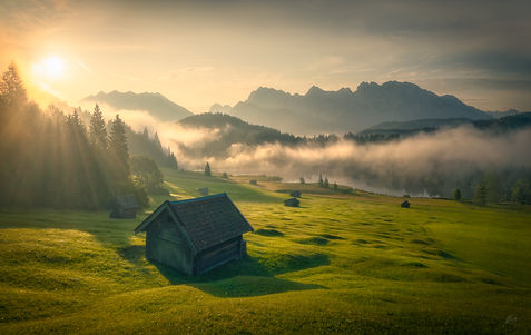 Aufsteigender Nebel