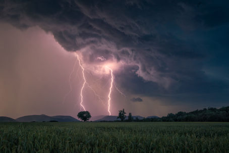 June 18, 2021 - In the middle of the thunderstorm season