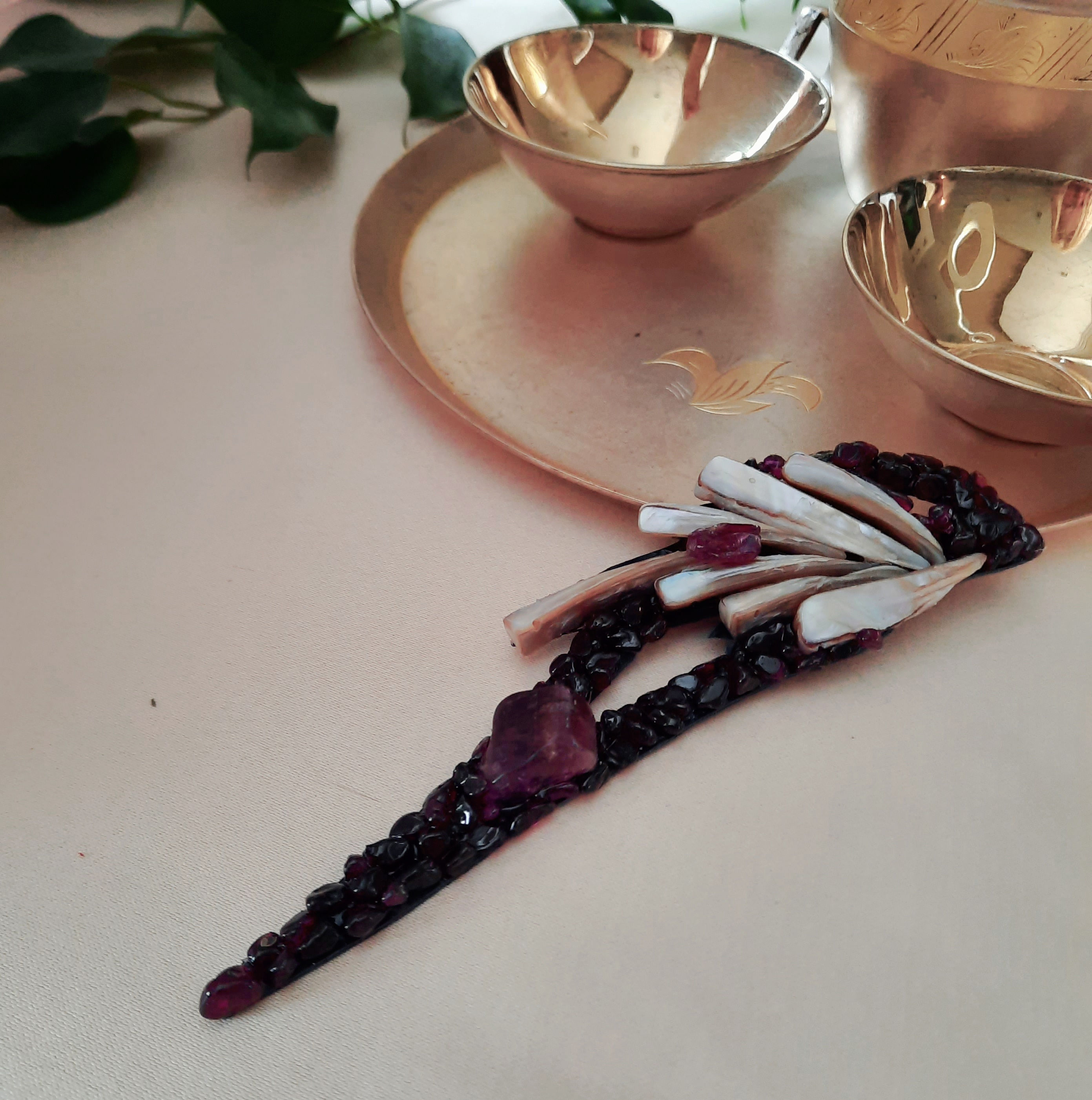 Брошь Турмалин