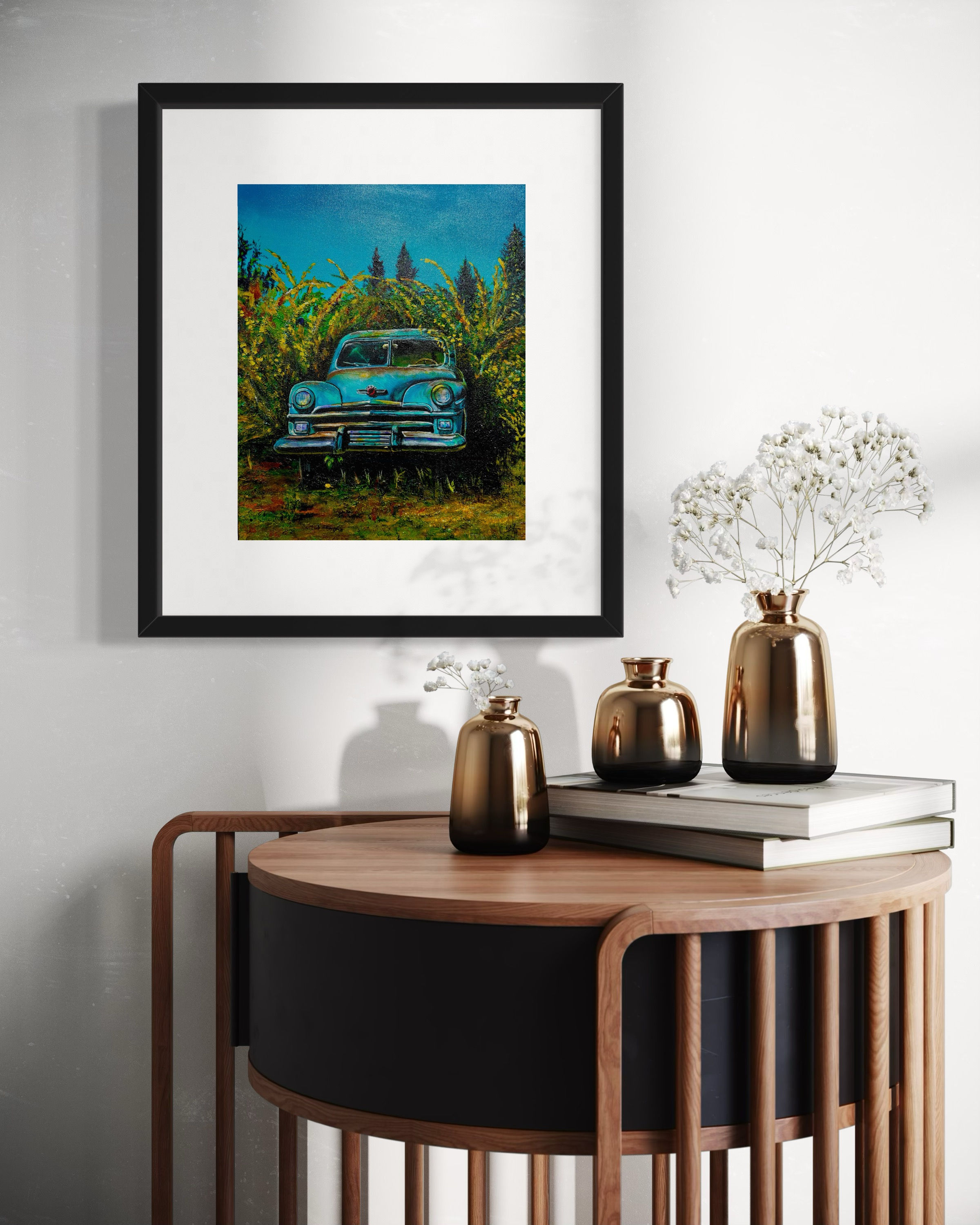 PRINT "ABANDONED TRUCK"