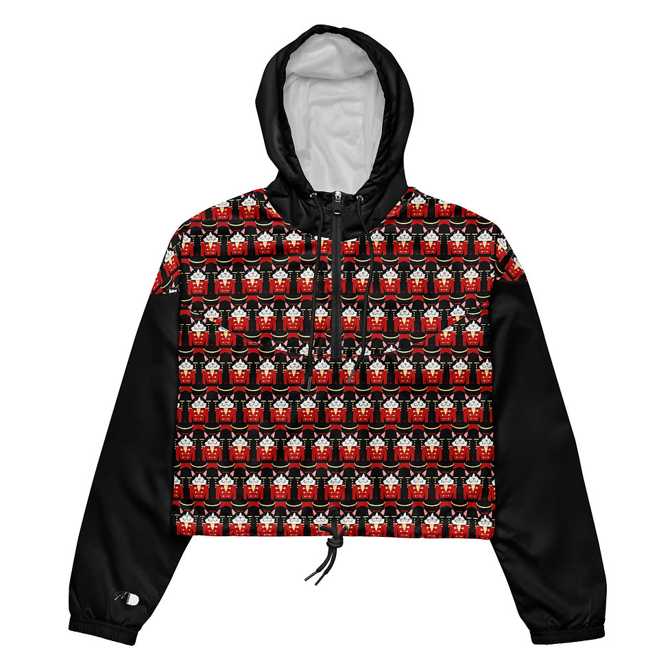 Thumbnail: Nutcracker Duke: Chic Cropped Windbreaker