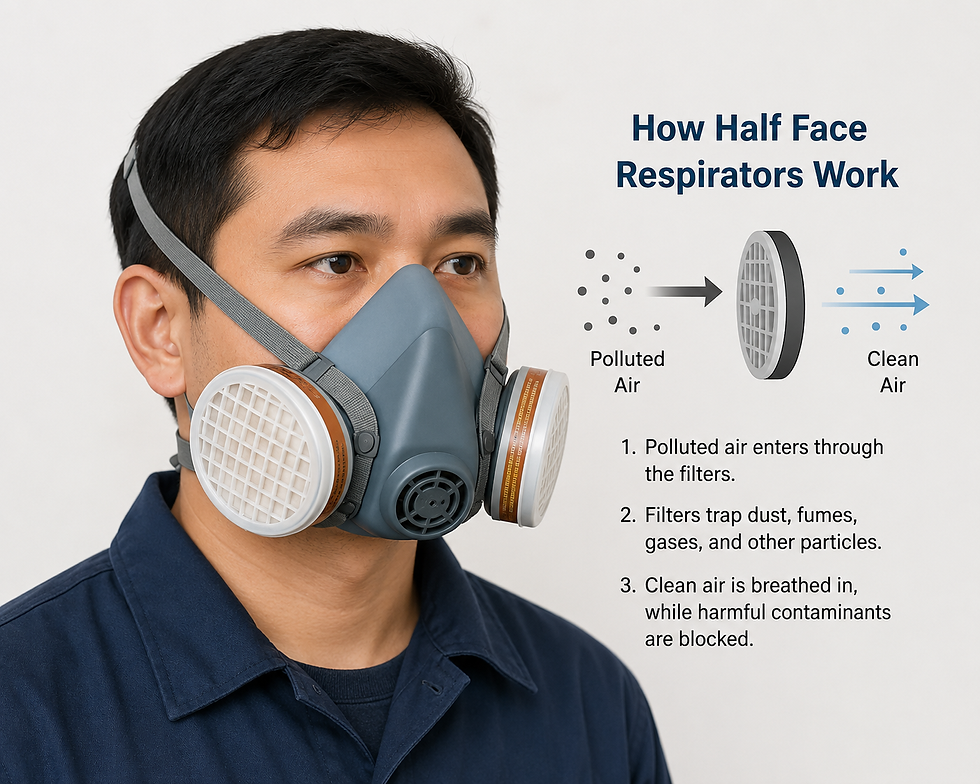 Half Face Respirators for Sale