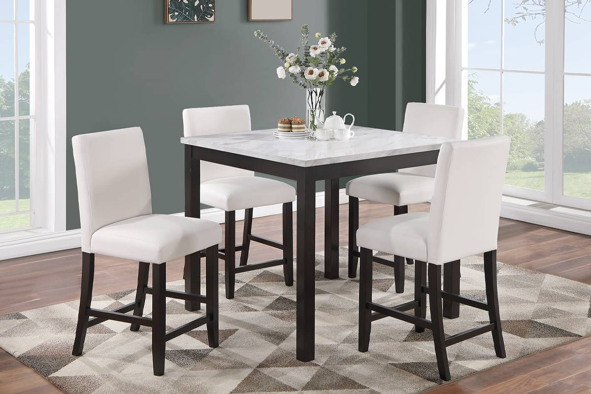 5-Pcs Counter Height Dining Set