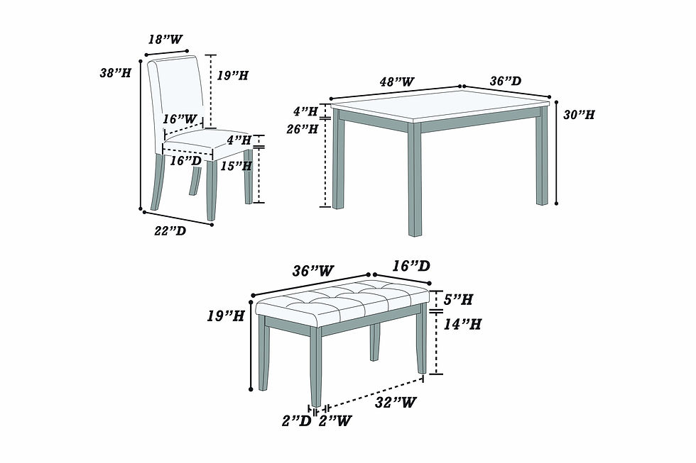 Thumbnail: 5-Pcs Dining Set
