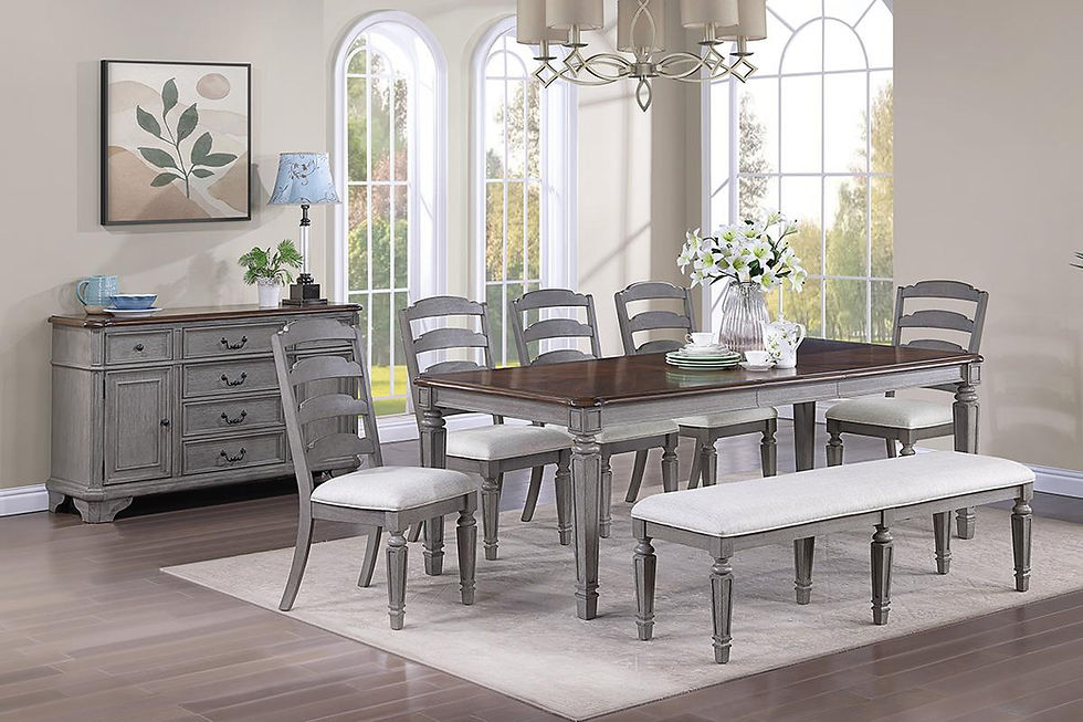 Thumbnail: Dining Table with 8 Chairs