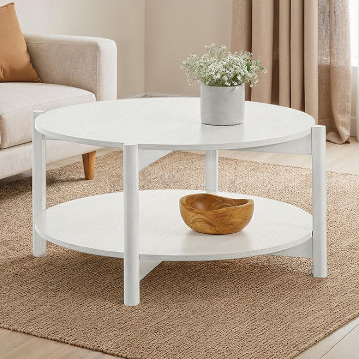 Hyde Round Coffee Table - SL4200WH-CR