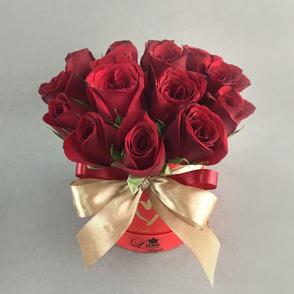 Thumbnail: Fresh Red Roses Flower Box