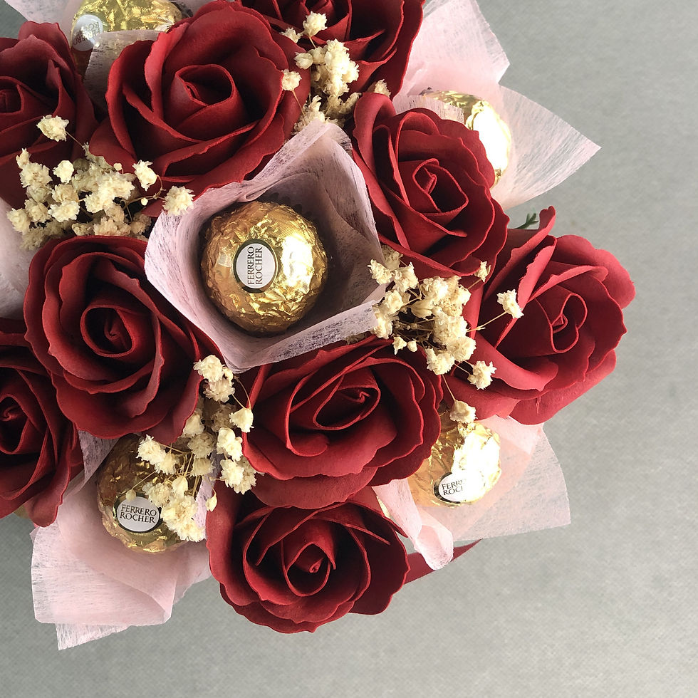 Thumbnail: Classic Ferrero Rocher Fragrance Rose Soap Flower Box