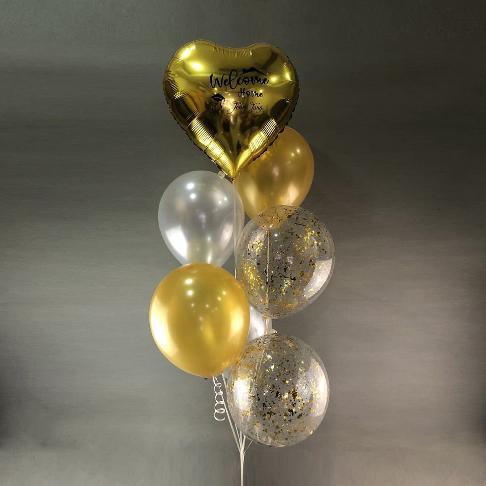 Helium Heart Balloon Bouquet | Luxe Florist | Helium Balloon