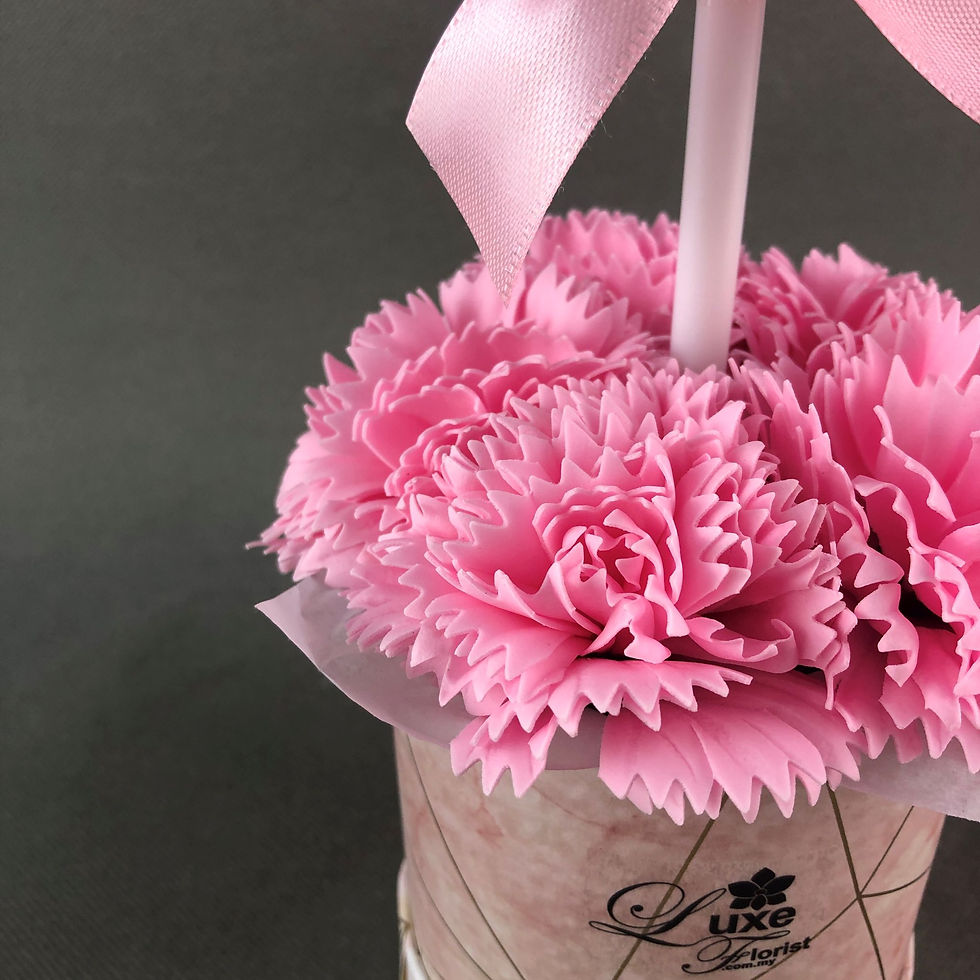 Thumbnail: Mother's Day Carnation Soap Flower Balloon & Bird's Nest Gift Set