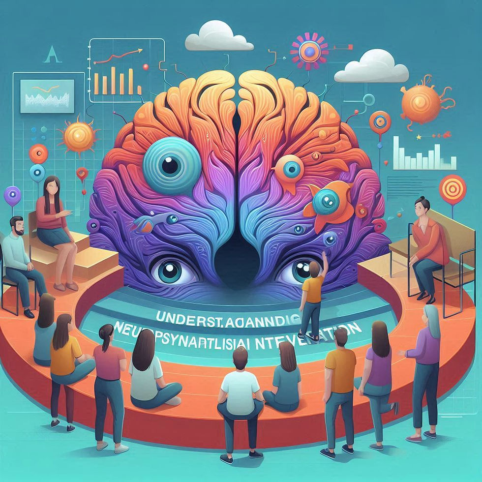 Grupo aprendendo sobre o cérebro e Neuropsionline