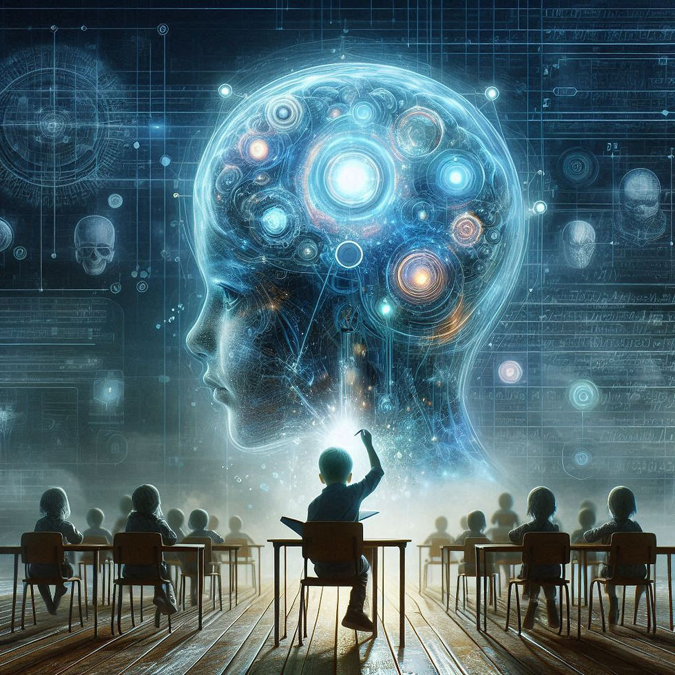 Professor explica neurociência a alunos