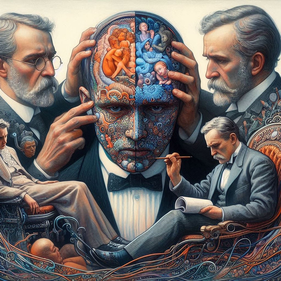 Freud, Jung, e outros: mentes e mecanismos de defesa