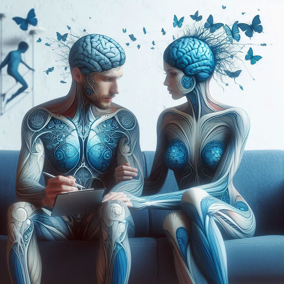 Casal em terapia, neuropsicanálise, Neuropsionline