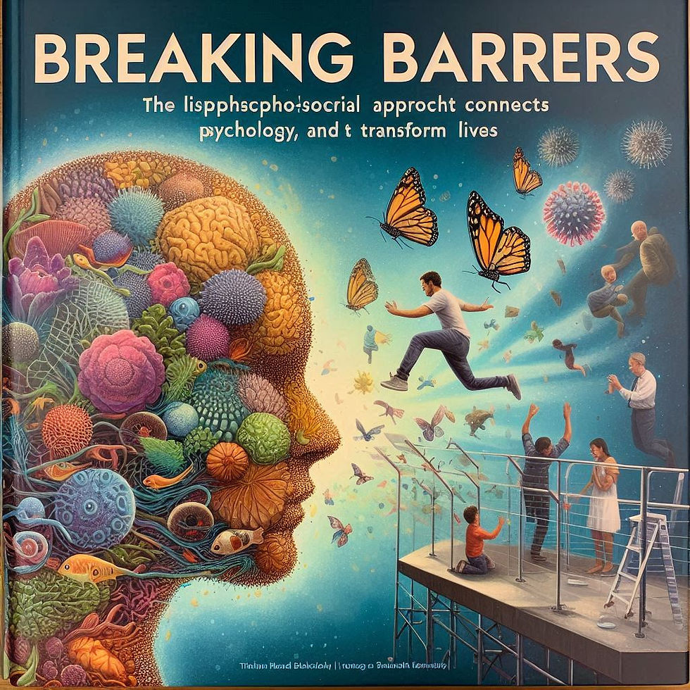 Capa livro "Breaking Barriers": psicologia e transformação