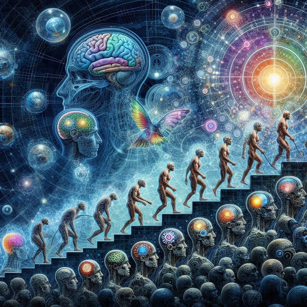Evolução da consciência humana, neurociência, futuro