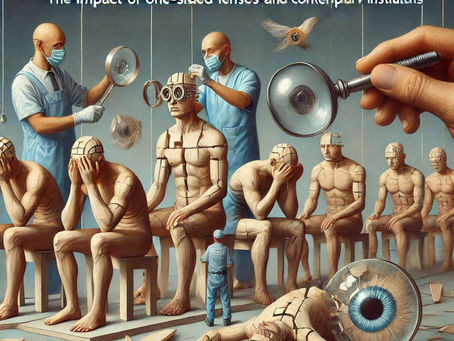 "Desconstruindo Realidades: O Impacto das Lentes Unilaterais na Saúde Mental e nas Instituições Contemporâneas"