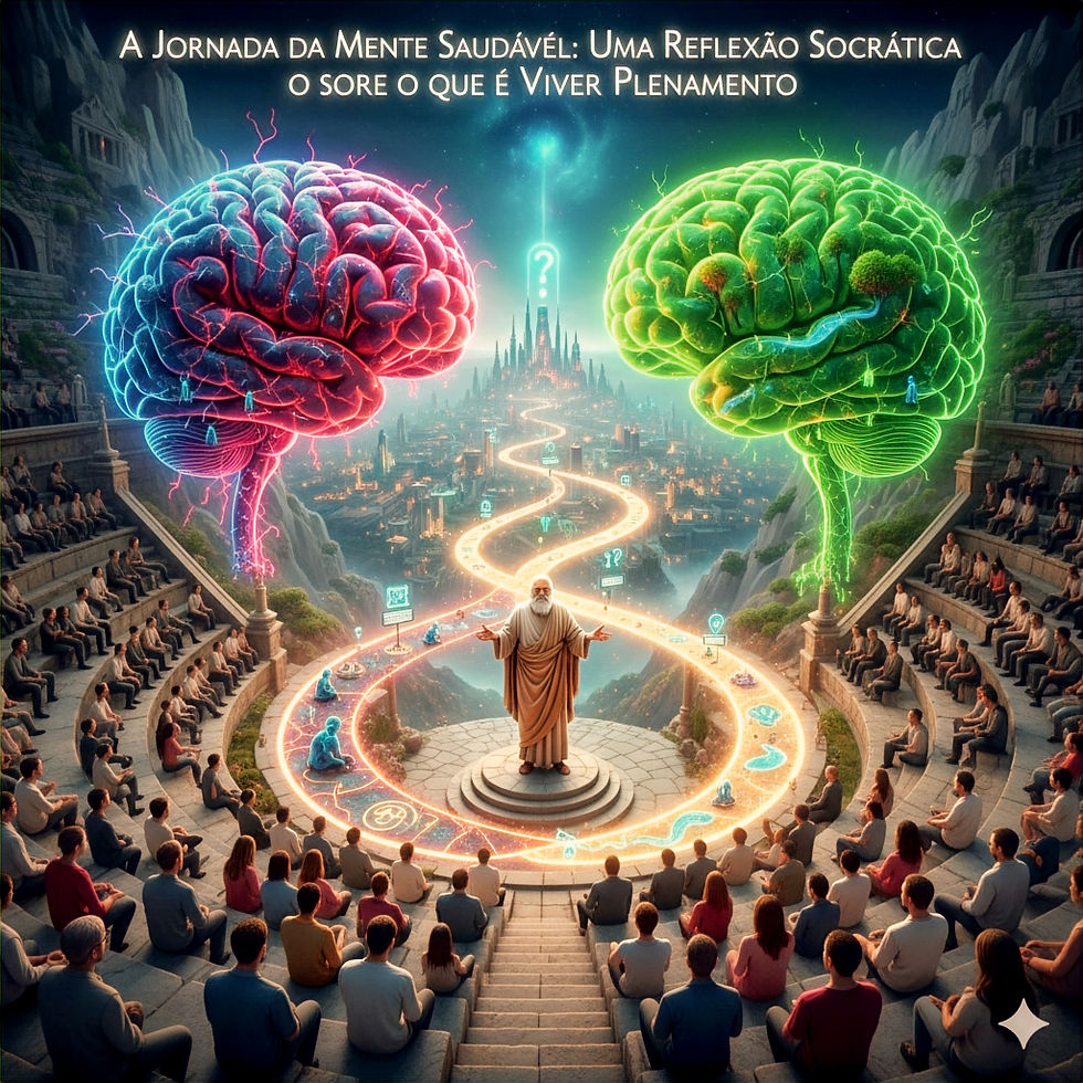 A Jornada da Mente Saudável: Uma Reflexão Socrática sobre o que é Viver Plenamente 4