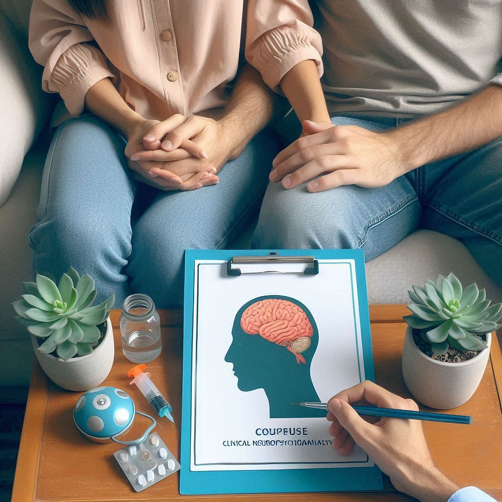 Casal em terapia de casal, neuropsicanálise clínica