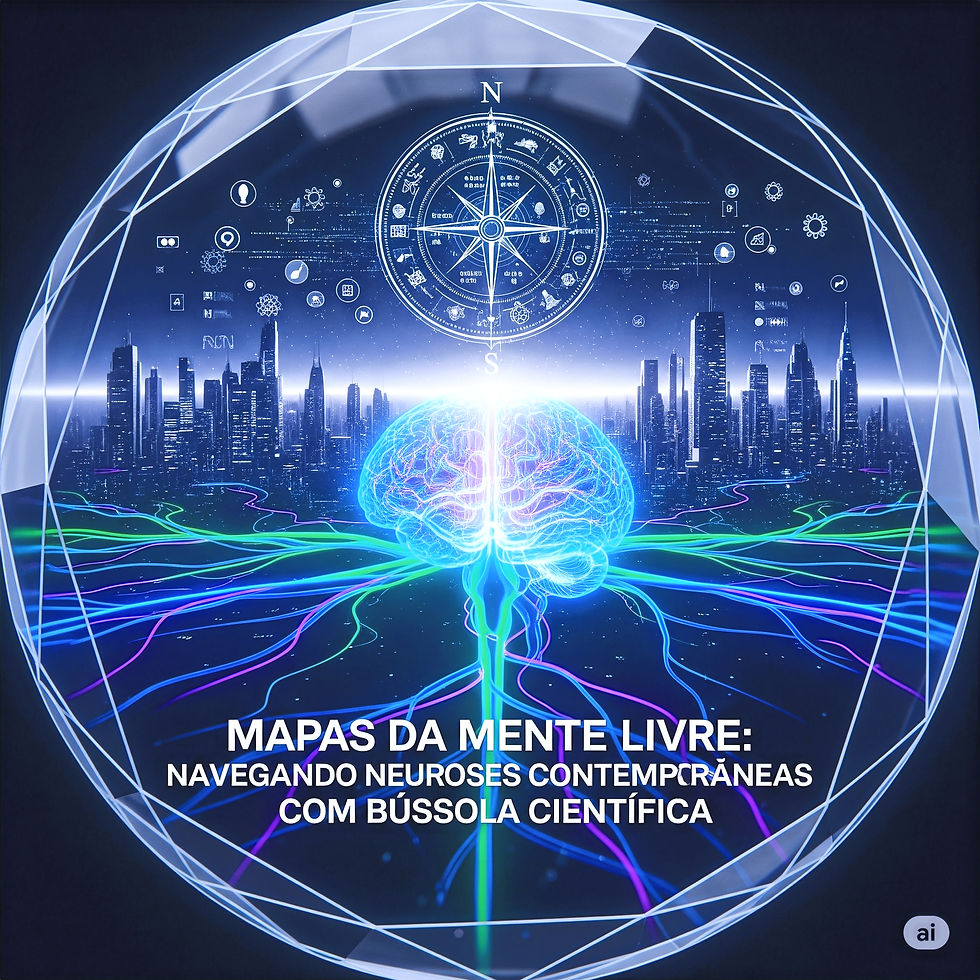 "Mapas da Mente Livre: Navegando Neuroses Contemporâneas com Bússola Científica"