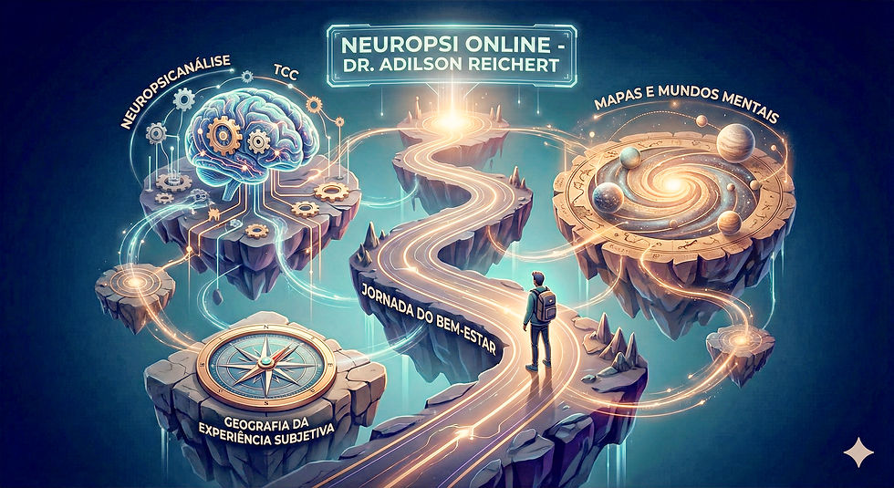 Os Mapas e Mundos Mentais da Existência: Neuropsicanálise, TCC e a Jornada do Bem-Estar 3