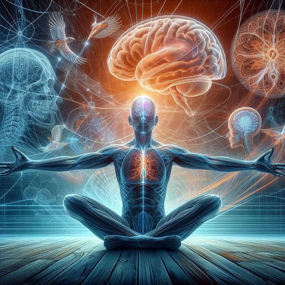 Mente, corpo e espírito conectados em meditação, Neuropsionline