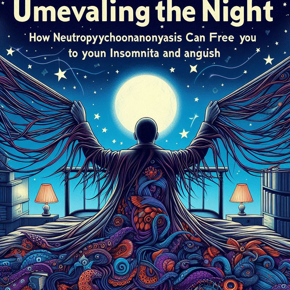 Capa livro: Unveiling the Night, Neuropsychonanalysis, insônia e angústia
