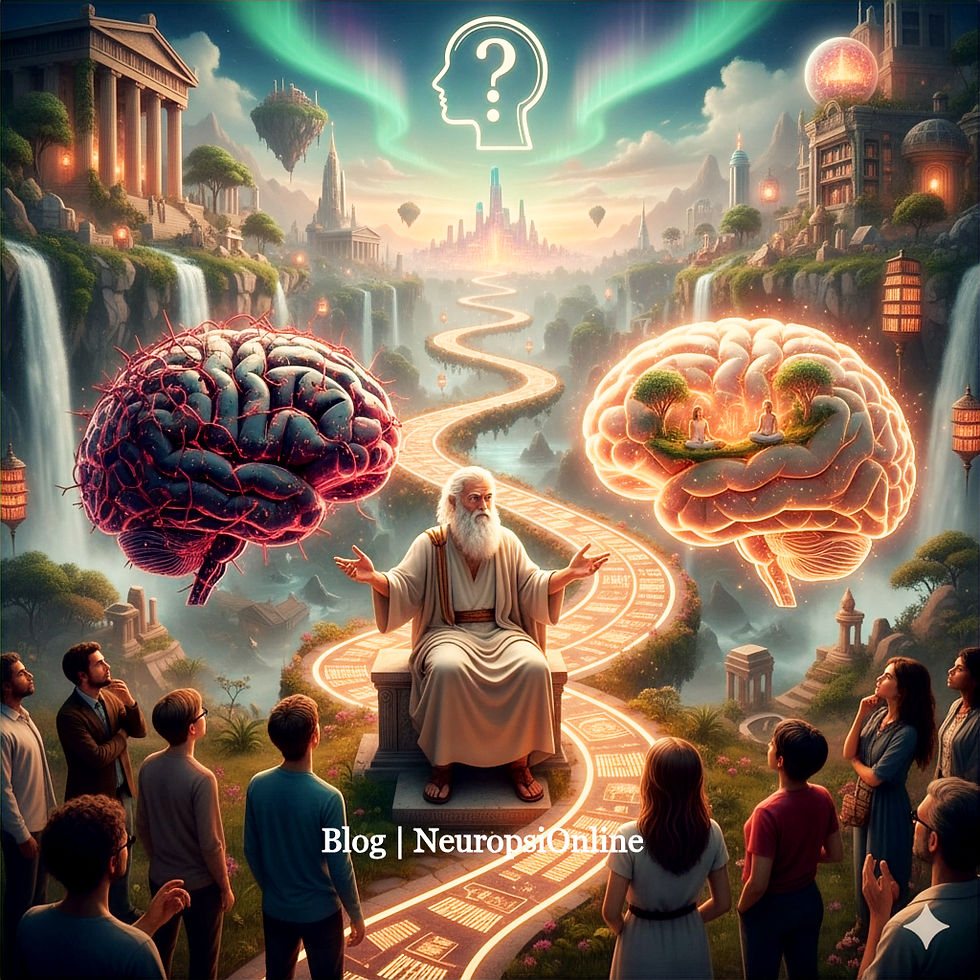 A Jornada da Mente Saudável: Uma Reflexão Socrática sobre o que é Viver Plenamente 1