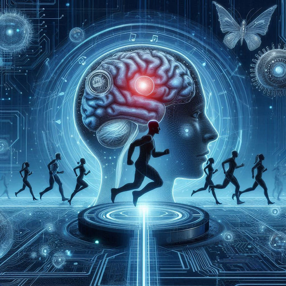 Corredor e cérebro: foco mental e aprendizado