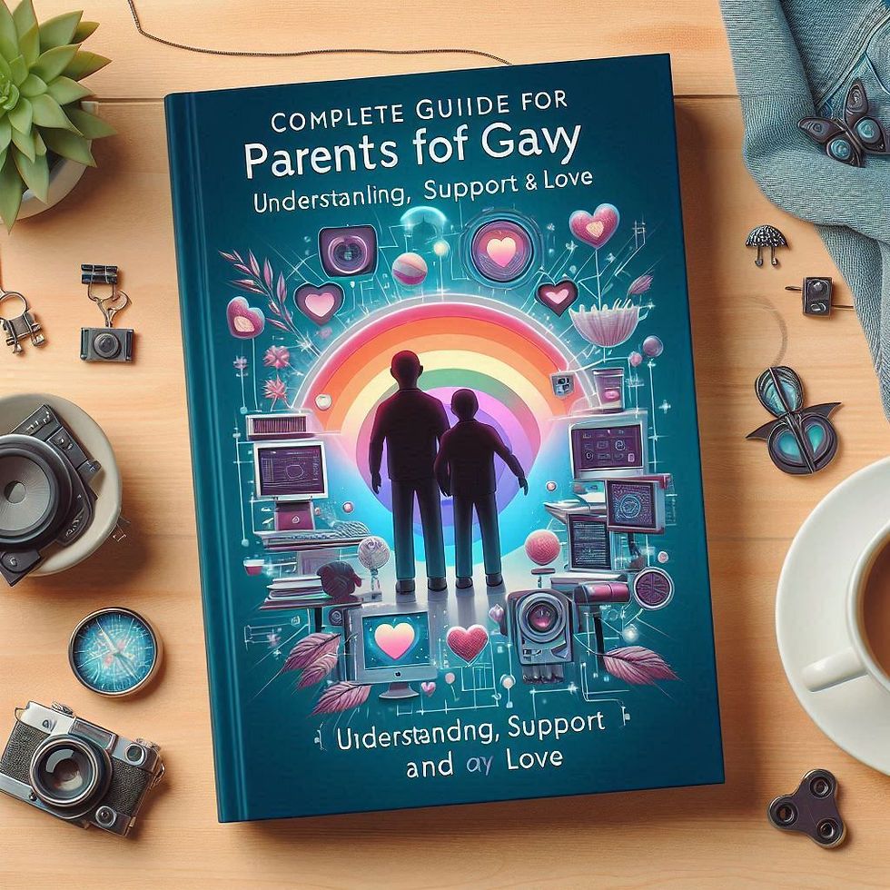 Capa livro: Guia completo para pais de filhos gays. Compreensão, apoio e amor.