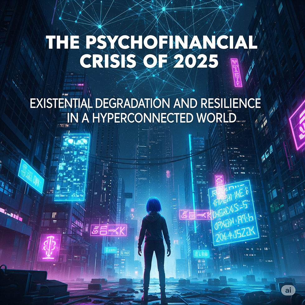 A Crise Psicofinanceira de 2025: Degradação Existencial e Resiliência em um Mundo Hiperconectado 4