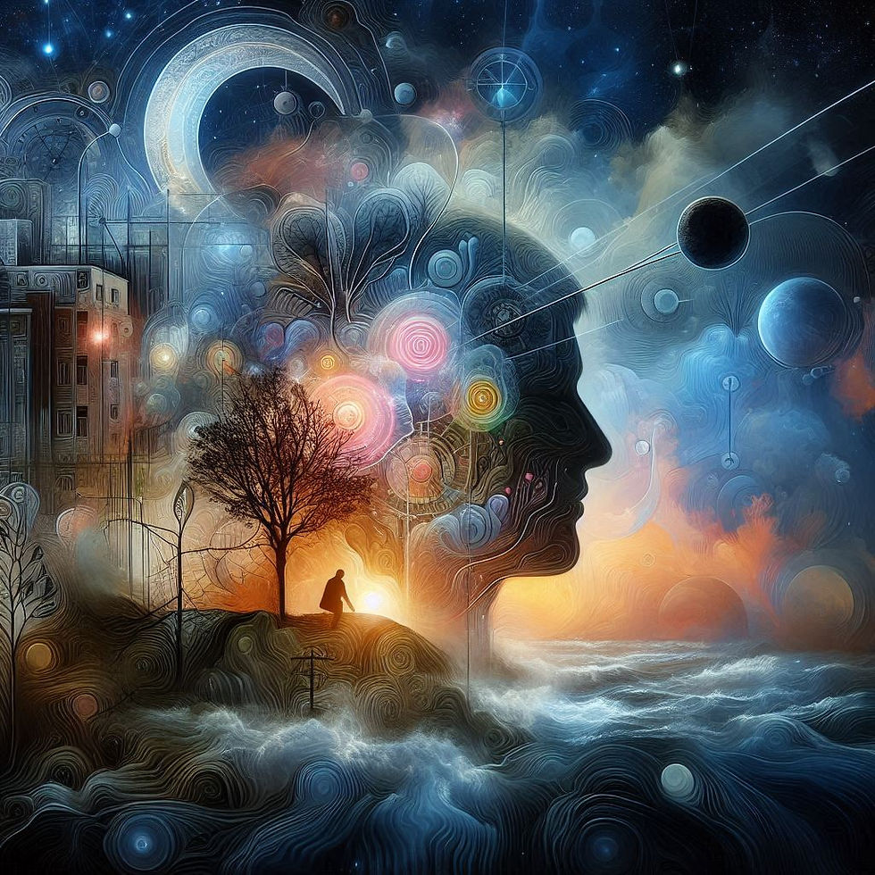 universo interior: mente, cosmos, árvore solitária da vida