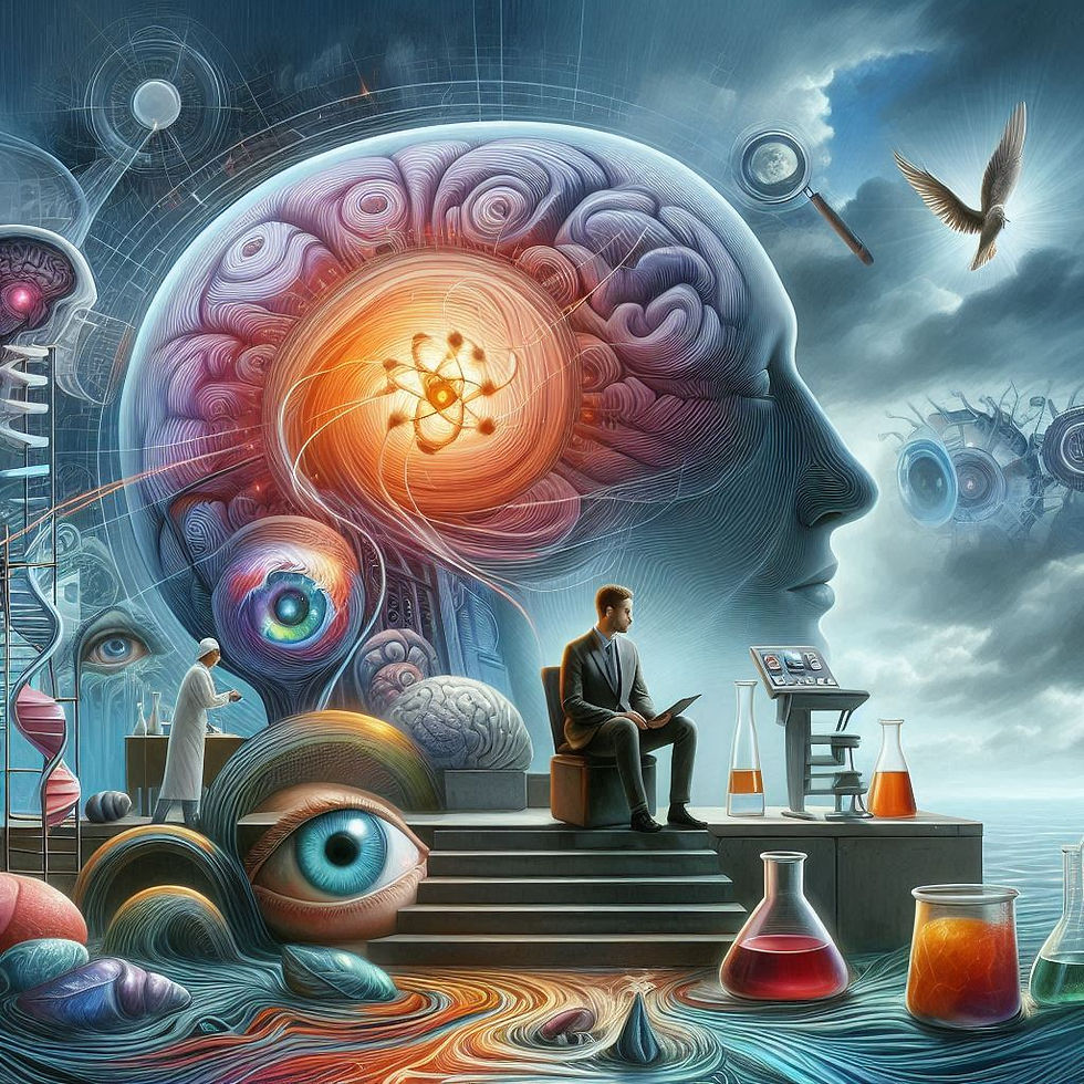 Cientista estudando técnicas de memorização e aprendizagem